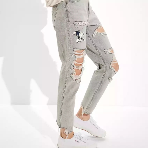 American eagle snoopy jeans - Picture 2 of 3